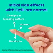 Opill Daily Oral Birth Control Pills, Progestin-Only, 3 Month, 84 ct