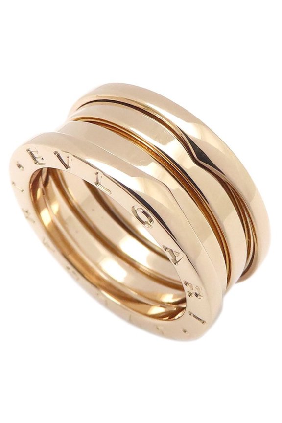 Pre-Owned BVLGARI B.zero1 Ring, 3-band, Size S, #53, 18KPG, Women's, 295703