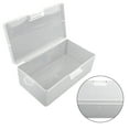 thumbnail image 5 of Rectangular Plastic Transparent With Lid Storage Box Collection Container Case, 5 of 7