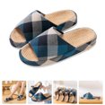 thumbnail image 5 of 1 par de pantuflas de casa con punta abierta, pantuflas de interior informales, pantuflas de verano, 5 of 5