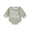 Light Green, variant on New to The Crew Baby Boy Girl Fall Winter Outfit Bubble Romper Newborn Baby Boy Girl Hospital Coming Home Outfit Waffled Striped Letter Long Sleeve Bodysuit