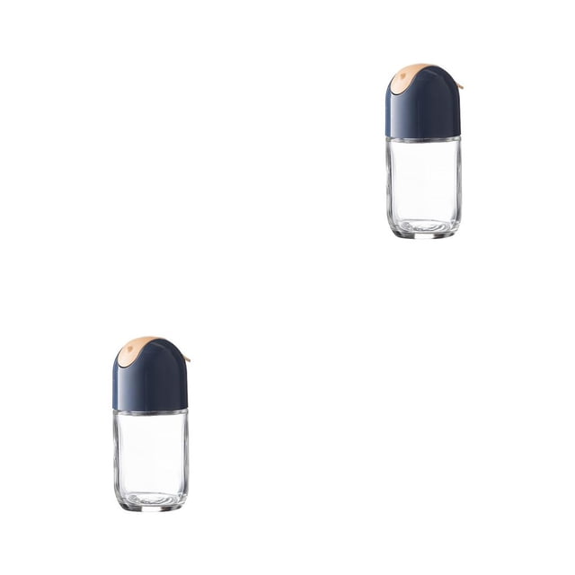 Toystoory Botellas de condimentos Dispensadores de sal Pimentero con tapa Cocinero sellado automático Cocina Almacenamiento recargable Al aire libre Azul Azul 2piezas Toystoory CBP273348