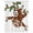 Brown, variant on Brown Cute Monkey Waterproof Fabric Shower Curtain,Playing Funny Animal on Branch Waterproof Fabric Shower Curtain for Bathroom Curtains Bathtubs Hotel Shower Curtains with 12 Hooks Stall 48x72in