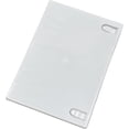 thumbnail image 1 of Standard DVD Case 14mm White Single with Wrap Around Clear Sleeve (10), 1 of 5