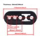 thumbnail image 2 of Riwesomey 2 unids/set de escape Exterior Universal para coche, soporte de montaje en tubería de 4 agujeros, percha ajustable en altura, accesorio para Vehículos, repuestos y accesorios Mis Riwesomey VI017178-00B, 2 of 6