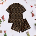 thumbnail image 5 of IYYVV Halloween Pajamas Women Ghost Pumpkin Print Shirts Matching Shorts Pjs Sets 2026 Cute Funny Sleepwear Black 2XL, 5 of 5