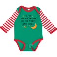 thumbnail image 3 of Inktastic I Love My Grandpa to the Moon and Back Boys or Girls Long Sleeve Baby Bodysuit, 3 of 5