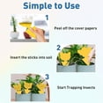 thumbnail image 5 of QARUN 48 Pack Fruit Fly Traps for Indoor Outdoor,3 Shapes Yellow Sticky Bug Traps,Double-Side Fungus Gnat Killer for Houseplants,Mosquitos,Flying Insects, 5 of 7