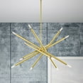 thumbnail image 5 of 46776-12 Livex Lighting Soho - 12 Light Chandelier In Transitional Style-25 Inches Tall and 27.5 Inches Wide-Satin Brass Finish    -Traditional, 5 of 11