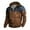 Brown #74, variant on Dresfit Patchwork Hoodies Mens Zip Up Western Aztec Pullover Fall Winter Drawstring Kangaroo Sweatshirts Hooded Oversized Zipper Cowboy Hoodie Black XL