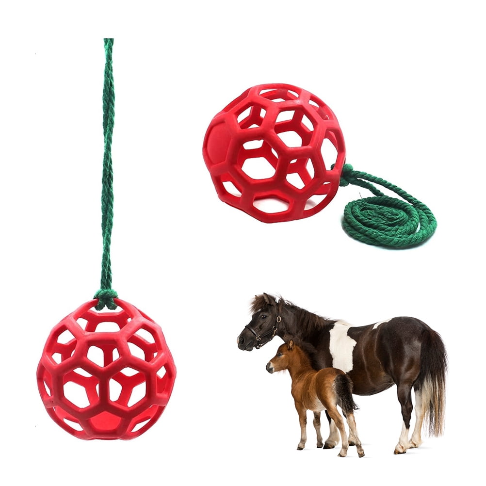 Red Equine Horse or Pony Hay Ball Treat Feeder *NEW* 
