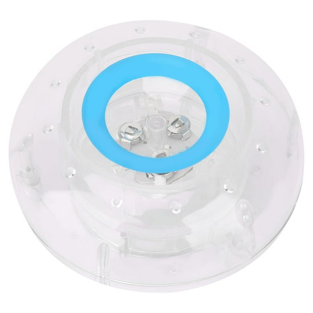 Juguete de baño para niños con luz LED, impermeable, para baby shower, flotante (azul)