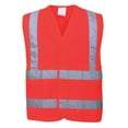 thumbnail image 3 of Portwest Two Band Brace Safety Vests, L/XL, Polyester Yellow, 3 of 4