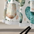 thumbnail image 5 of GZHJMY Outdoor Tablecloth with Zippered Umbrella Hole, Machine Washable, 60-Inch Round, for Indoor Outdoor Gatherings, Seashell Pattern, 5 of 7