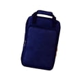 thumbnail image 3 of Bolsa para baquetas resistente a intemperie con bolsillo trasero para tarjetas, resistente al desgaste, correa de hombro ajustable, soporte para azul oscuro, 3 of 7