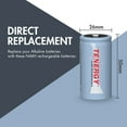 thumbnail image 2 of Tenergy NIMH C 1.2V 5000mAh Rechargeable Batteries, 48-pack, 2 of 5