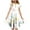 A81 Multicolor, variant on Xdegoge Easter Dresses for Girls Rabbit Print with Tiered Skirt and Cap Sleeves, Lightweight and Comfortable Teens Holiday Dress