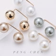 thumbnail image 3 of harmtty Clothes Brooch Classic Simple Graceful Fine Workmanship Fixed Clothes Simulation Pearl Pin for Dating, 3 of 8