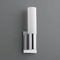 thumbnail image 4 of 14.38 Inch 11.9W 120V 1 Led Wall Sconce-Aged Brass Finish-Matte White Glass Color Oxygen Lighting 3-528-40, 4 of 7