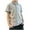 Gray, variant on Kaemgyyd 3-14 Years Boys Button Shirt Casual Short Sleeve Active Golf Tops Lightweight Color Block Collared Summer Tee