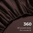 thumbnail image 6 of Superior Egyptian Cotton Deep Pocket 650 TC Sheet Set, California King, Plum, 6 of 9