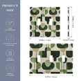 thumbnail image 2 of Yayeee Toggle Light Switch Wall Plate 3-Gang 6.37"x4.48" Decorative Outlet Cover, Green Circle, 2 of 7