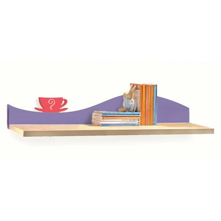 Room Magic Little Girl Tea Set Wall 7'' Bookshelf