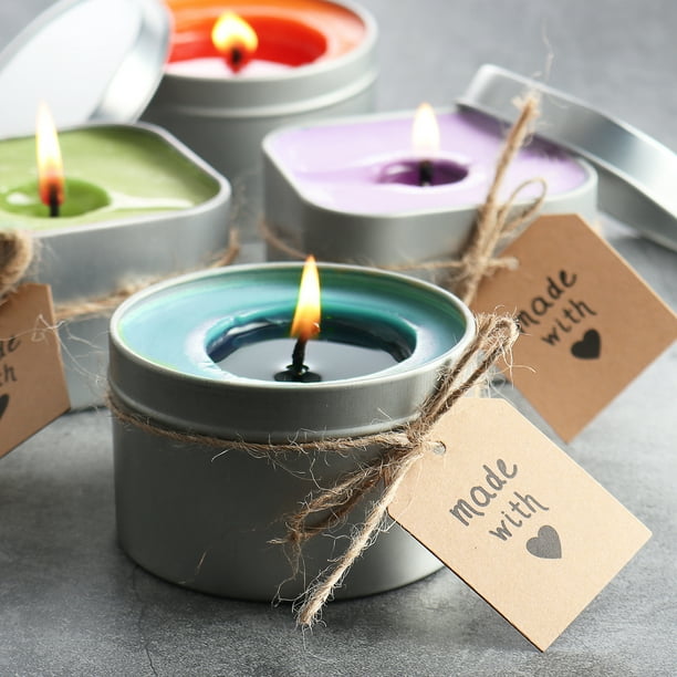 Kit complet de fabrication de bougies à faire soi-même pour adultes et  enfants – 16 colorants de couleur, parfums, cire de soja, pot de fusion
