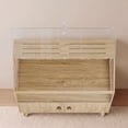 thumbnail image 4 of 40" Large Small Animal Cage with Storage Cabinet – Acrylic Clear-View Top, Lockable Wooden Habitat for Hamster, Hedgehog, Guinea Pig, Rabbit, 4 of 8