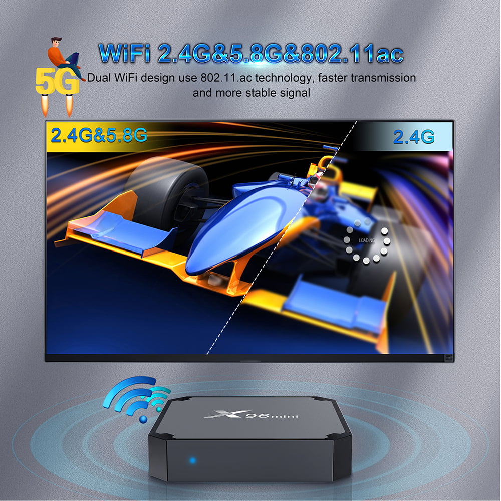 Boitier Android Tv Box X96 MINIAmlogic S905W Android 7.1 TV BOX 1years Qhds  Cod Media Player For Smart Tv Android Box From Nokesales, $18.7