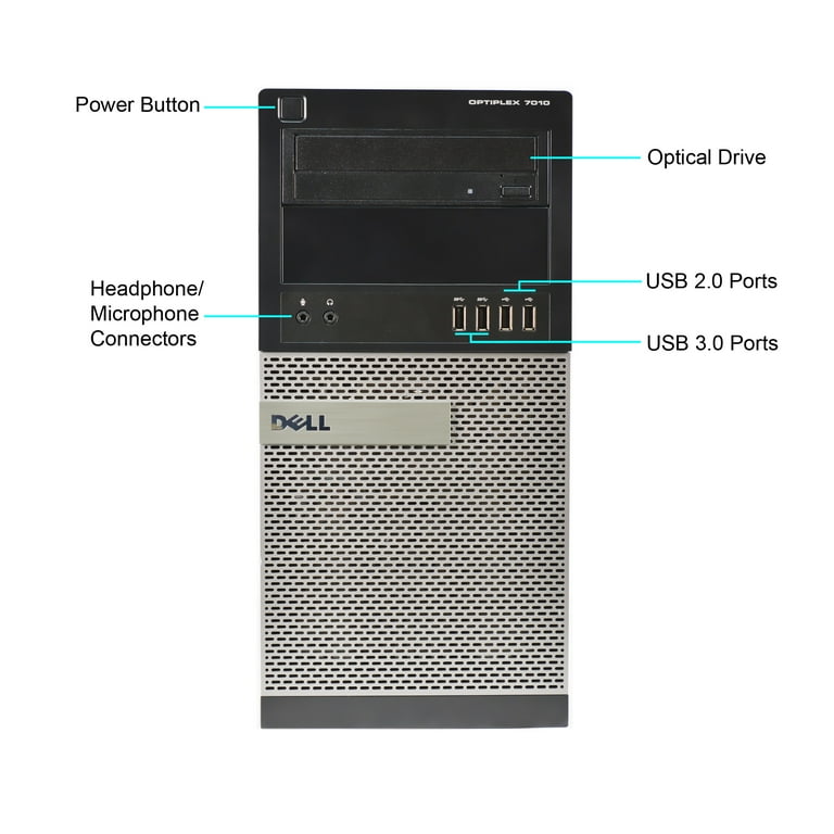 Dell Optiplex 7010 Desktop, Intel Core i5 Processor, 16GB Memory