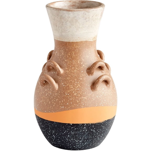 Cyan lighting - Desert Eve - Vase-12 Inches Tall and 7.25 Inches Wide - Cyan