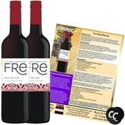 Sutter Home Fre Red Blend Non-Alcoholic Red Wine Experience Bundle with Chromacast Pop Socket, Seasonal Wine Pairings & Recipes, 12/750ML, 2-Pack