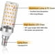 thumbnail image 4 of Bombillas LED duraderas, casquillo E14 de 16 W, equivalentes a halógenos de 120 W, luz blanca cálida no regulable, lámparas de ahorro de energía de 1600 lm para candelabros y más, distribución, 4 of 5