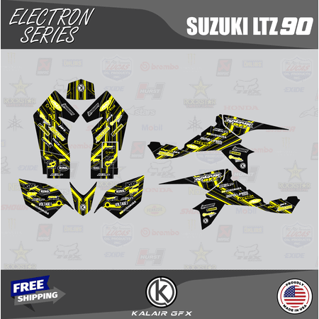 Kalair GFX Graphics Kit for Suzuki ATV LTZ 90 (All Years) Electron Series