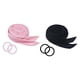 thumbnail image 1 of 2 diademas con varillas rizadoras sin calor y coleteros rosa y negro, 1 of 9