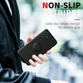 thumbnail image 5 of Slim Case for Samsung Galaxy A16 5G with Ring Holder Kickstand, TPU/Silicone Shockproof Non-Slip Protective Phone Cover Support Magnetic Car Mount for Samsung Galaxy A16 5G, Black, 5 of 9
