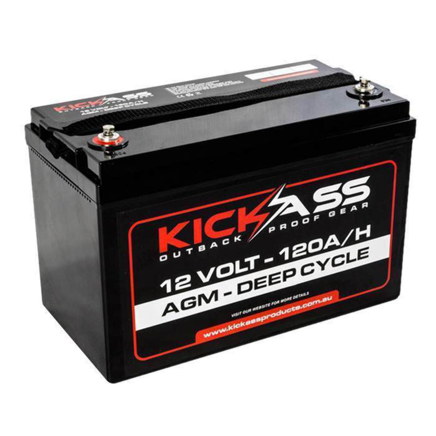 KickAss 12V 120AH Deep Cycle AGM Battery - Walmart.com