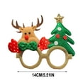 thumbnail image 4 of Funny Christmas Glasses Frames with Reindeer & Christmas Tree,Glitter Christmas Costume Eyeglasses for Christmas Party Favors Decorations(One Size Fits All), 4 of 7