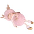 thumbnail image 3 of Adornos navideños de felpa, muñecos de peluche colgantes de Navidad para árbol de Navidad, puerta, pared, fiesta de Navidad, hogar, rosa, 3 of 5