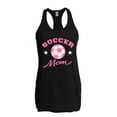 thumbnail image 1 of Normal is Boring - Women's Racerback Tank Top, up to Women Size 2XL - Soccer Mom, 1 of 5