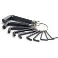 thumbnail image 4 of HUGFEGWE Hex Key Set, 10 in 1 Metric L Shape Hexagon Head Wrench with Ring for Repair Tool (Black) CJB91-22706, 4 of 9