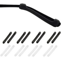 OptiSleeve Anti-Slip Ear Grips for Glasses, Set of 4 Pairs, Hypoallergenic Silicone Eyeglass Cushion, Comfortable Ear Protectors