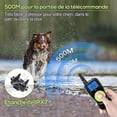 thumbnail image 5 of BRILLAR Collar de adiestramiento para perros recargable, modo de adiestramiento 3+1, mando a distancia de 500 m, para perros pequeños, medianos y grandes, 5 of 5