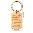 thumbnail image 5 of Affirmation Keychain, 2PC Little Reminders You Are Enough Engraved Key Rings, Inspirational Positive Gifts for Women Men Friends, Rose Gold, 5 of 5