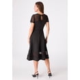 thumbnail image 2 of Roaman's Women's Plus Size Scuba Illusion Yoke Dress, 2 of 3