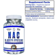Hi-Tech Pharmaceuticals NAC 600mg 100 Capsules