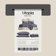 thumbnail image 4 of 4 Piece Full Deep Pocket Bed Sheet Set, 16 Inches, Premium Microfiber Sheets - Grey, 4 of 7