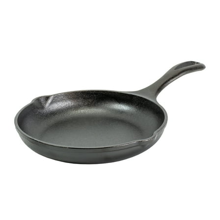 Lodge 8" Cast Iron Skillet - Chef Collection - Perfect Sear - Ergonomic Handles - Superior Heat Retention - Cast Iron Cookware & Skillet