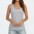 thumbnail image 2 of MEZZALL Women Lace Tank Tops Summer Solid Color Round Neck Casual Sleeveless Shirt Blouse For Daily Wear Relaxed Fit Ladies Camisole, 2 of 4